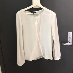 Banana Republic Wrap Front Blouse